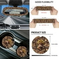 thumbnail image 6 of Yuyamidu 16 Pack Highland Cow Car Seat Cover Camo Hunting Handbrake Cover Set Sunflower Sunshade Steering Wheel Cover Seatbelt Strap Pad Cup Holders Rearview Mirror Cover Keychain, 6 of 7