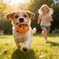 thumbnail image 4 of dgysar Squeaky Dog Face Ball Toy for Small and Medium Dogs Enamel Rubber Bouncy Toy with Cute Dog Face Design Interactive Fetch Toy for Corgi Shiba Inu Teeth Cleaning Green 1PC, 4 of 7