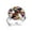 Multi 4, variant on Art Abstract Geometric Pattern Stainless Steel Rings for Women, Open Adjustable Ring Promise Ring Jewelry Gifts