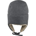 thumbnail image 4 of Gorro de cazador de invierno para hombre, gorro ruso de soldado, orejeras, Ushanka, 4 of 5