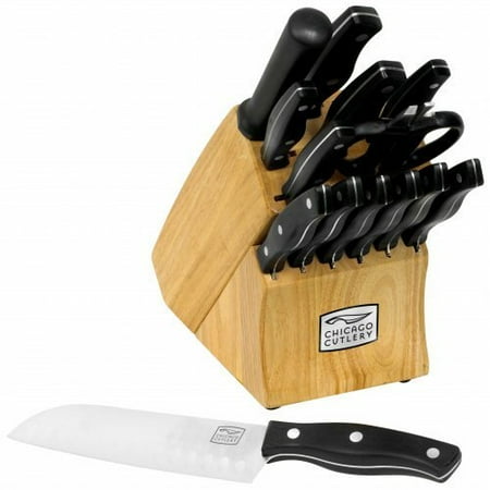 Block Set Chicago Cutlery - Metropolitan 15-Pc Block Set by Chicago Cutlery
