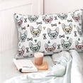 thumbnail image 4 of Fotbe Cute French Bulldog Funda de Almohada Decorativa Estilo Occidental, Lujo en Algodón, Fundas para Almohadas King, Cojín Estampado para Decoración del Hogar-16"x24", 4 of 6
