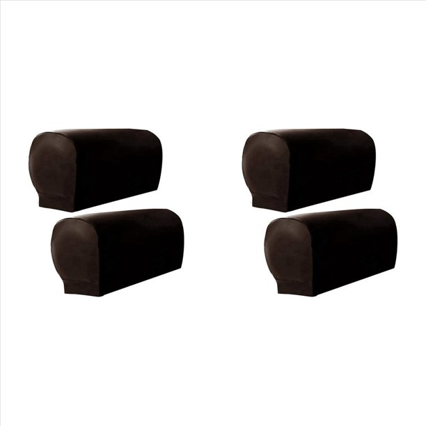 Fundas para de SillóN, 8 Piezas Fundas de Reposabrazos de Brazo EláStico de Piel SintéTica Ultra Gruesa y Suave para SofáS Reclinables Sillas B
