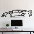 thumbnail image 3 of LaModaHome Lamborghini Aventador SVJ Metal Silhouette Wall Art, 3 of 5