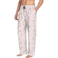 thumbnail image 6 of Naloa Rabbit Pajama Pants Men, PJ Bottoms, Sleep & Lounge Pants-Medium, 6 of 6