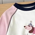 thumbnail image 5 of Gubotare Kids Toddler Girls Long Sleeve T-Shirts Graphic Tees 5T 6T (Pink,5-6 Years), 5 of 6