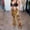 002 Khaki, variant on Women's Vintage Printed Flared Pants High Waisted Modern Tight Fitting Bag Hip Casual Long Pants
