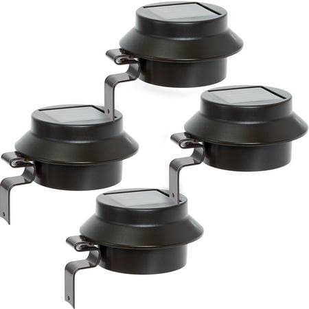 Greenlighting Solar Powered Outdoor Utility Led Gutter Light 4 Pack Greenlighting Solar Powered Outdoor Utility Led Gutter Light 4 Pack Com