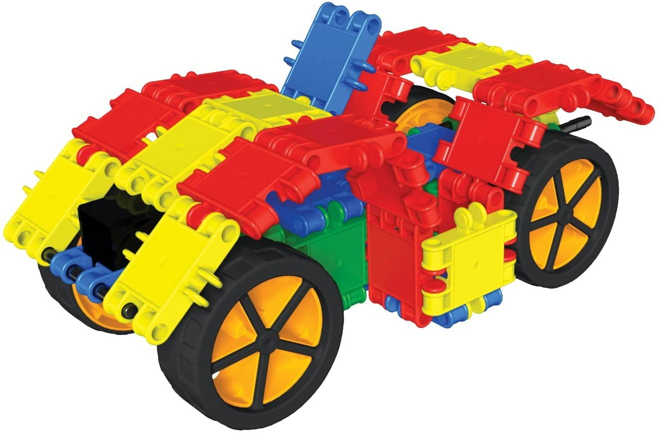 Clics Toys Clics Building Blocks Bucket (850 Pieces) - Kids Stem Building Blocks Construction Toys