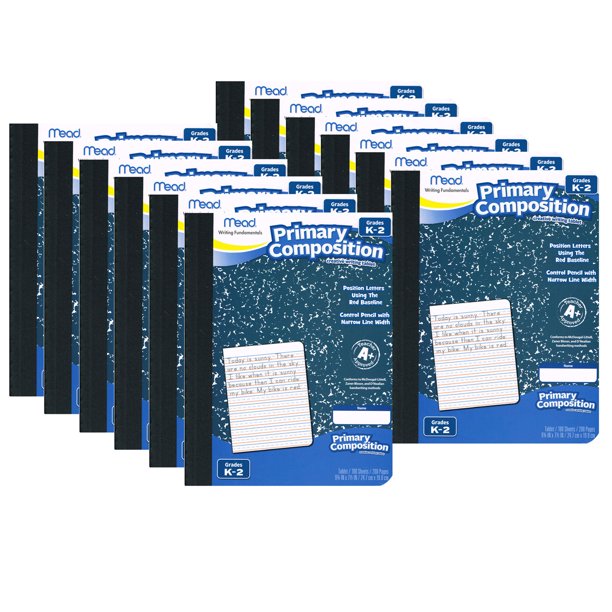 Mead Primary Journal Composition Book Kids Teens School Supplies Wide