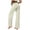 Beige, variant on Loose Yoga Pants for Women with Pockets High Waist Workout Pants Quick Dry Trousers Workout Clothes