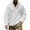 White, variant on OGLCCG Men's Linen Stripe Hooded Shirts V Neck Half Button Down Long Sleeve Drawstring Blouses Oversized Casual Loose Fit Pullover Tops,XL,Black