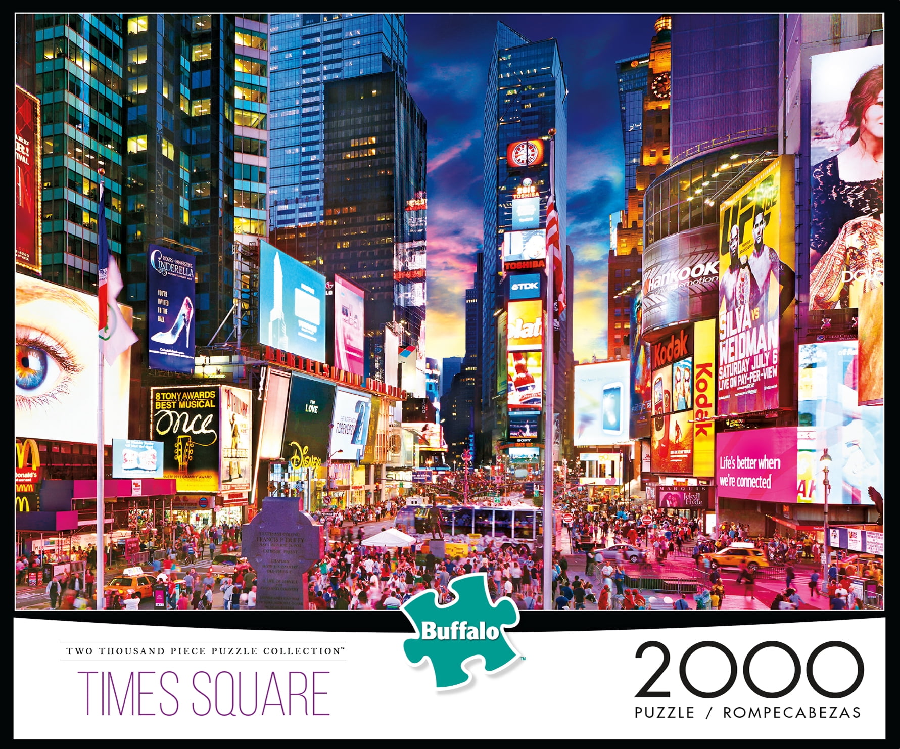 Buffalo Games Times Square 2000 Pieces Jigsaw Puzzle