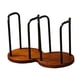 thumbnail image 3 of Estante para guardar tazas, portavasos de papel, organizador de tazas para cafeterías y hoteles Doble negro, 3 of 9