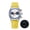 AD2529 Yellow Band, variant on Men's Watch, Stylish Panda Dial Chronograph Watch VK64 Movement 316L Stainless Steel 100M Water Resistant Dive Watch Luminous Analog Quartz Watch for Men
