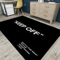 thumbnail image 4 of Dreammotif Black Keep Off Rug, Modern Area Rug, Game Room Decor, Bedroom Decor For Teens, Colorful Living Room Rugs, Large Bedroom Rug, 4 of 7