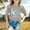 Grey, variant on HUITKMM Girls Tops Girls Summer Short Sleeve T Shirt Hanukkah Print Casual Loose Fit Round Neck Tee Top for Kids