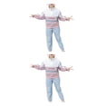 thumbnail image 1 of Jumpingount Traje deportivo de 2 uds., pantalones para niños, ropa de rayas de dibujos animados con cremallera de manga larga, chándales para Type4 NO4, 1 of 6