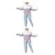 thumbnail image 2 of Qarigey De ropa deportiva para niña, abrigo, chaqueta, moda, cremallera, ropa a rayas, chándales informales para adolescente de otoño Type1 NO1, 2 of 6