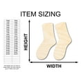 thumbnail image 2 of Unfinished Wood Socks Shape - Craft - up to 46" DIY 18" / 1/8", 2 of 3