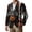 Gray, variant on Halloween Corduroy Blazer Coat for Men Vintage Halloween Suit Jacket Work Wear Business Halloween Casual Three Buttons Blazer Jackets