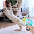 thumbnail image 4 of Colorful Flying Propeller Toys for Cats, Cat Toy with 1 Launcher and 10 Discs, 4 of 5