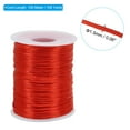 thumbnail image 2 of Unique Bargains Corde en Satin de Nylon 1,5 mm x 109 Yard Corde Tressée pour Perles 1,5 mm, Rouge, 2 of 6