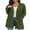 04-C-Army Green, variant on Women's Cardigan Casual Lightweight with Pocketes Long Sleeve Open Front Cardigan Black L