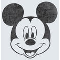 thumbnail image 2 of Men's Mickey & Friends Smiling Mickey Mouse Distressed Graphic Tee White/Blue Large, 2 of 4
