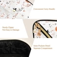 thumbnail image 5 of FORMRS Makeup Bag Travel Cosmetic Organizer for Women Fold Flat Zipper Pouch with Handle, Ghost Design, 5 of 8