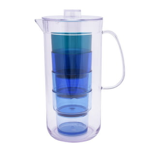 Amazing Abby - Quadly - Acrylic Pitcher (64 oz), Clear Plastic Water Pitcher  with Lid, Fridge Jug, BPA-Free, Shatter-Proof, Great for Iced Tea, Sangria,  Lemonade, Juice, Milk, and More - Yahoo Shopping