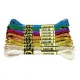 thumbnail image 2 of Mouline Stranded Cotton 12 Strand Embroidery Floss Thread, Dark Gold, 8m, 2 of 5