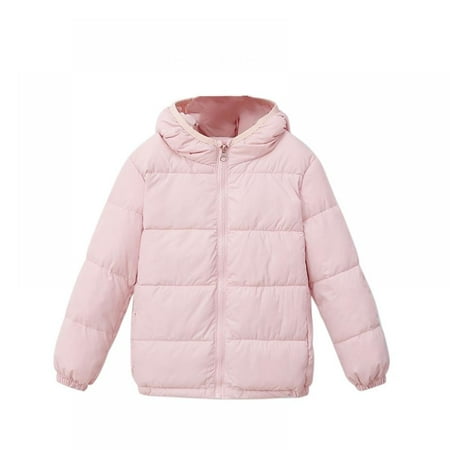 

SYNPOS Baby Boy Winter Clothes Toddler Jacket Light Puffer Padded Jacket Winter Coats For Kids With Hoods Infant Zip Up Outerwear with Pockets