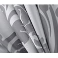 thumbnail image 4 of Chezmoi Collection 7-Piece Jacquard Floral Comforter Set (Queen, Silver/Gray), 4 of 9