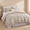 Birch-Queen, variant on Pink Ditzy Queen 7-Piece Microfiber Ruffled Floral Bedding Comforter Set