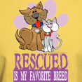 thumbnail image 3 of CafePress - Rescued Is My Favorite Breed Light T Shirt - Men's Classic Graphic T-Shirt, 3 of 4