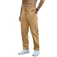 thumbnail image 5 of COOFANDY Men's Casual Drawstring Pants Regular Fit Lightweight Stretch Joggers Pants Elastic Waist Twill Pants, 5 of 8