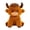 A, variant on Highland Cow Plush Toy Graduation Themed Doll with Mortarboard Cap Commemorative Gift Decor Collectible