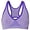 Heather Purple, variant on Zensah Women's Racey Sports Bra