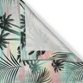 thumbnail image 3 of Ambesonne Hawaii Kitchen Curtains, Summer Palm Trees Fern, 55"x39", Multicolor, 3 of 3