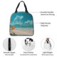 thumbnail image 4 of Easygdp Shopping Cart On Tropical Beach Bolsa Térmica Premium - Tela Oxford Impermeable, Gran Capacidad, Bolsillo Frontal, Unisex para Trabajo, Escuela, Actividades al Aire Libre y Picnics, 4 of 8