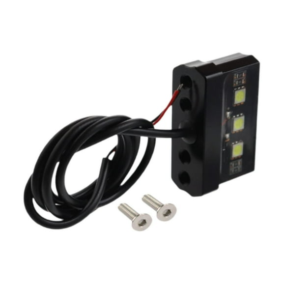 Zxpjkyu License Plate Light Turn Signal Brake Light Sturdy Accessory Indicators Aluminum