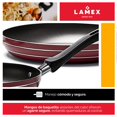 thumbnail image 3 of Juego x3 Sartenes Antiadherentes -  | Bateria de Cocina - Utensillos de Cocina | Ideal para tu Hogar & Cocina Integral | Sarteneta Cuadrada 28x28-20 - 24 cm, 3 of 7