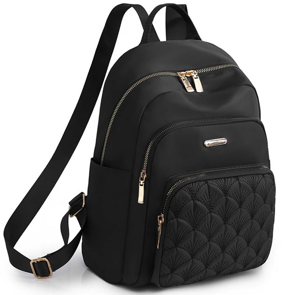 Black nylon backpack purse new arrivals