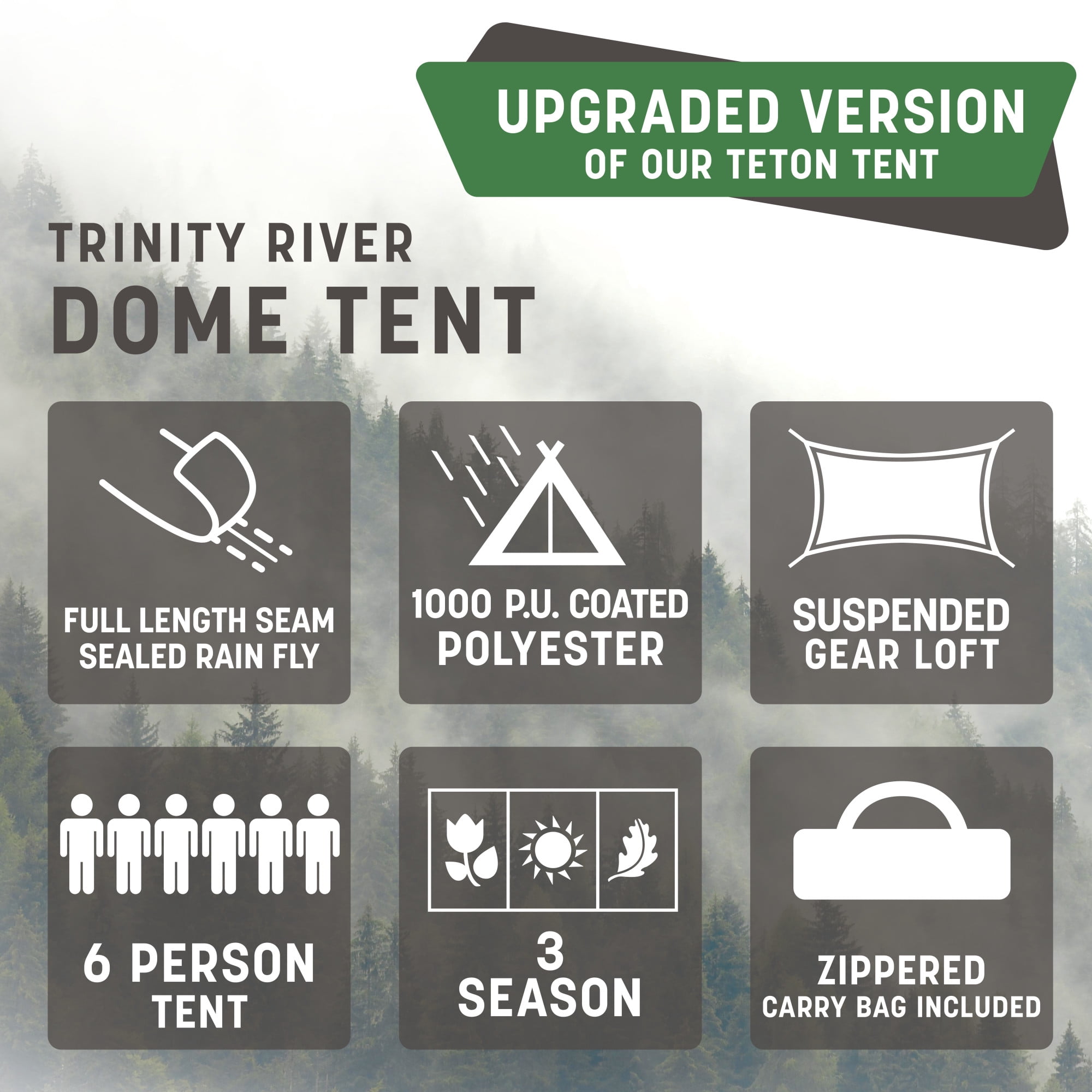 Stansport Trinity River Dome Tent