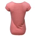 thumbnail image 2 of FashionOutfit Women's Tri Blend Melange Short Sleeve Tees, 2 of 3