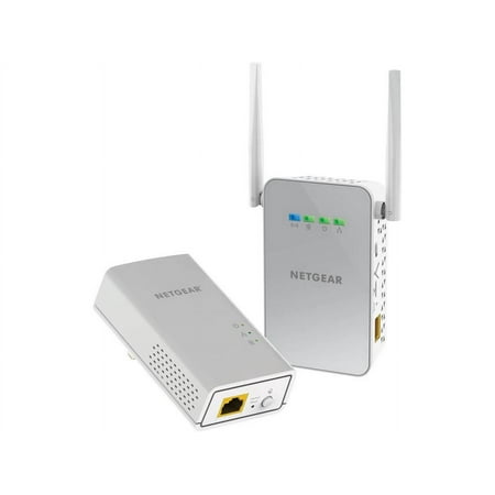NETGEAR - Powerline AC1000 Wi-Fi Access Point and Adapter - White