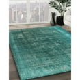 thumbnail image 2 of Ahgly Company Indoor Rectangle Mid-Century Modern Light Sea Green Oriental Area Rugs, 5' x 7', 2 of 6