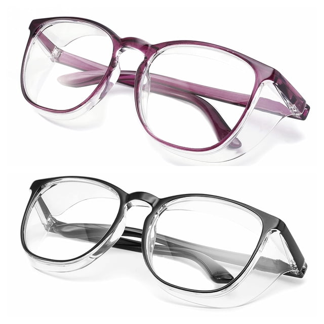 Gafas de seguridad Alsenor, antiempañamiento, protección UV, paquete de 2