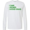 thumbnail image 3 of Inktastic I Came, I Mowed, I Kicked Grass Long Sleeve T-Shirt, 3 of 5